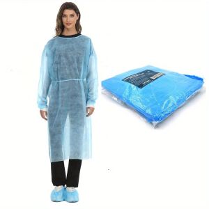 Látogatói Egységcsomag-Köpeny, Hajháló, Lábzsák, Kesztyű 132440694 - Munkaköpeny & Tunika