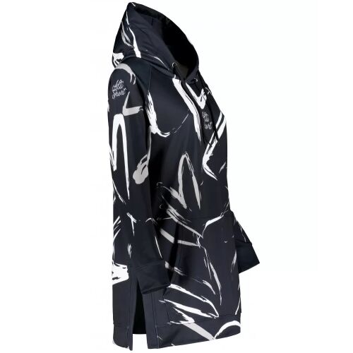 Prémium női funkcionális hosszabbított pulóver ALTISPORT VOJ/ALW049MI03 FEKETE-FEHÉR méret: XXL