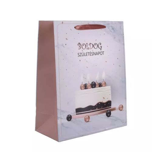 Poklon vrećica s uzorkom torte za rođendan - 11 x 14 cm 143854925
