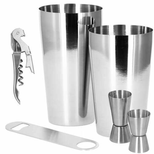 Springos 5 darabos rozsdamentes acél Bármixer készlet
