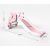 Dimensions of Pepita pink and white kids slide, 130cm long
