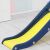 Close-up of Pepita blue and yellow kids slide