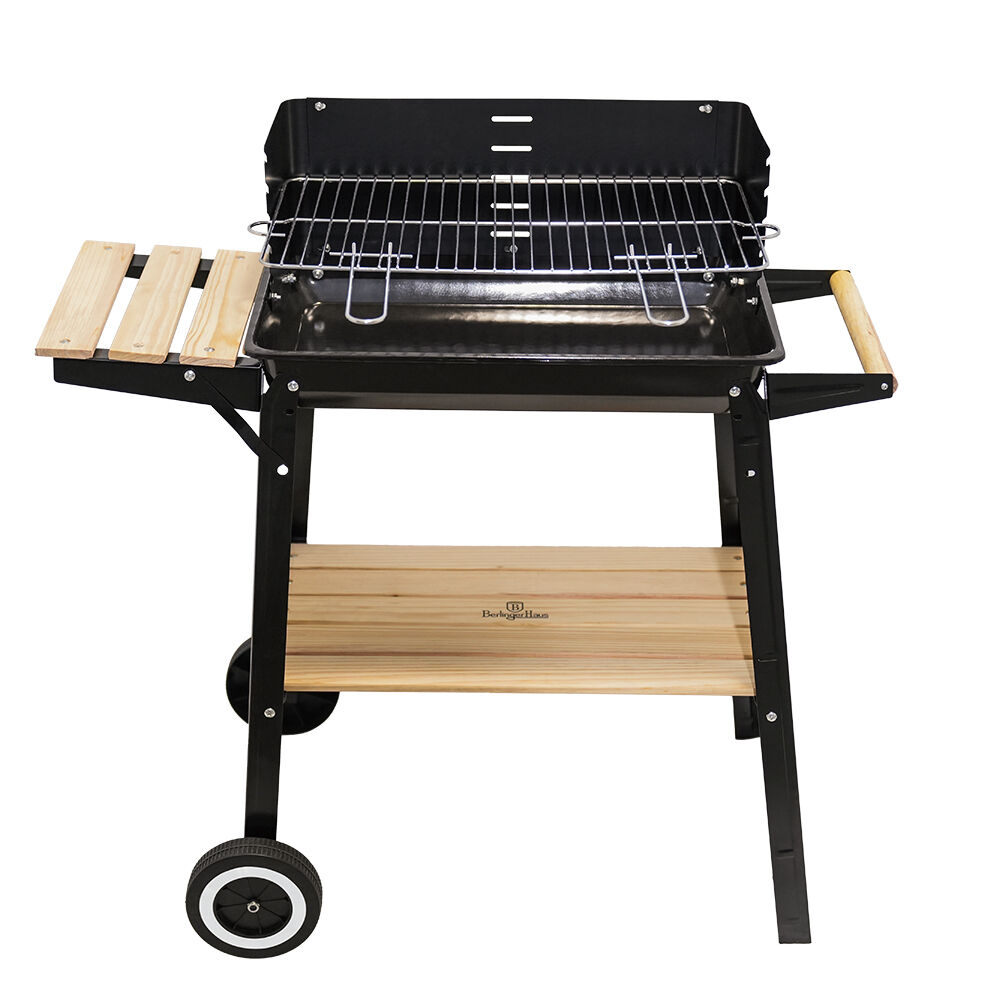 Berlinger Haus BH-8649 faszenes Grill polcokkal - fekete-barna