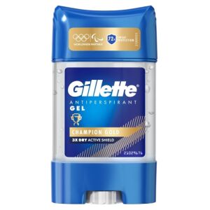 Gillette Champion Gold Antiperspirant Gel, 72-hour sweat protection - Gillette