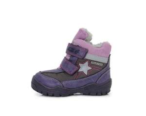 D.D.Step thermo béléses lány Gyerekcipő #lila-szürke 30-35 30342087