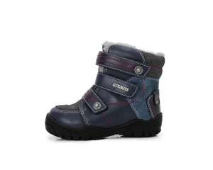 D.D.Step thermo béléses fiú Gyerekcipő #kék-szürke 24-29 30342088