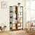 VASAGLE Biblioteca cu rafturi deschise, 8 compartimente, design industrial, 80x33x149cm, maro retro si negru 132573650