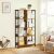 VASAGLE Biblioteca cu rafturi deschise, 8 compartimente, design industrial, 80x33x149cm, maro retro si negru 132573650