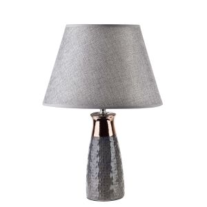 LETI GRAPHITE Asztali Lámpa - 46cm, Kerámia Alap, Grafit Szín