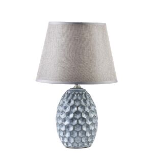 LETI CRATER Kék Kerámia Asztali Lámpa 34 cm