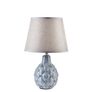 LETI PEARL Kék kerámi asztali lámpa 30 cm magas