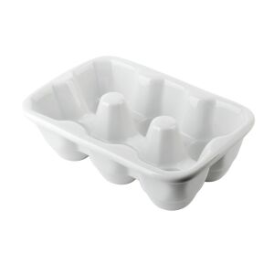 BASIC Tojástál 6 db tojás számára, porcelán, 16,8 x 11,5 cm