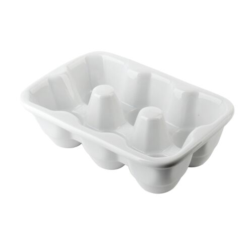 BASIC Tojástál 6 db tojás számára, porcelán, 16,8 x 11,5 cm