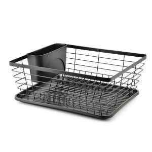 BASIC KITCHEN Fekete Edénycsepegtető, 36,3x30,2x14,5CM 132573913 - Teáscsésze