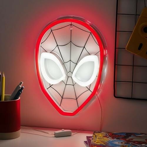 Paladone Paladone Spiderman Lampka neonowa LED ścienna (Wall Mountable LED Neon Light) 132574401