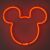 Mickey egér LED fali neon hangulatvilágítás 132574403