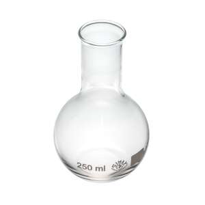 250ml Rundkolben mit schmalem Hals - Messzylinder