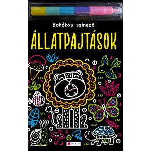 Állatpajtások Bohókás színező kifestőkönyv gyerekeknek neon filctollakkal - Gyermek & Ifjúsági könyv