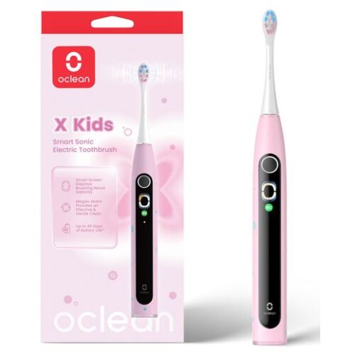 Oclean X Kids Ružová inteligentná sonická elektrická zubná kefka s balením