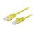 PATCHCORD KAT.5E UTP 1M ZOŁTY FLUKE PASSED LANBERG 10-PACK 132627731