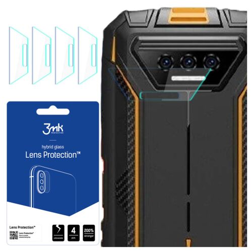 3MK Lens Protection felhelyezve egy Doogee S41 Pro strapabíró telefon kamerájára 