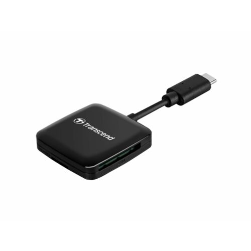 TRANSCEND RDC3 Cardreader SD/microSD USB-C 3.2 gen1 Black