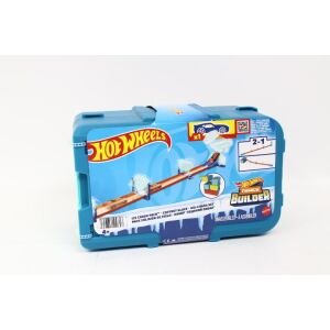 Hot Wheels Track Builder Lodowy Tematyczny tor podstawowy HKX40 HNJ66 MATTEL 132630756 - Pociąg, element kolejowy, autostrada