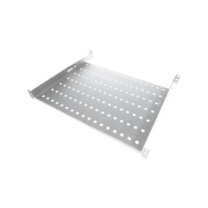 Alantec Fix Polc 19" 1U mélység 650mm, szürke, 4 rögzítési pont 132631058 - Alantec