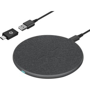 Ładowarka Conceptronic CONCEPTRONIC kabelloses Ladegerät 15W Qi USB-A + USB-C  grau 132632088 - Conceptronic