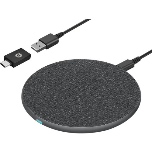 Ładowarka Conceptronic CONCEPTRONIC kabelloses Ladegerät 15W Qi USB-A + USB-C  grau 132632088