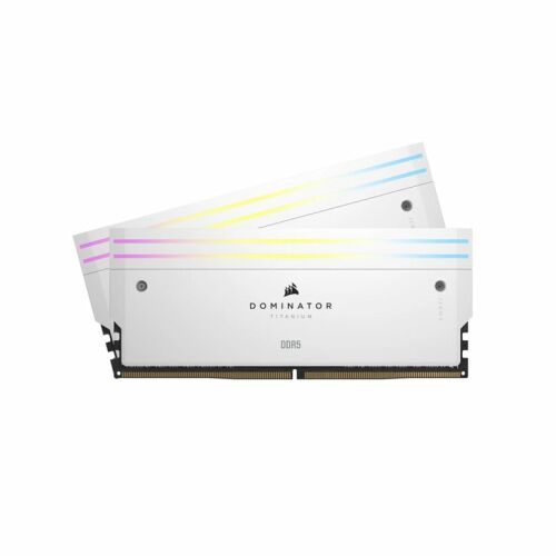 CORSAIR DOMINATOR TITANIUM RGB 32GB 2x16GB DDR5 7000MT/S DIMM Nebuffered 34-42-42-96 OC PMIC XMP 3.0 Heatspreader alb 1.45V Intel 132637366