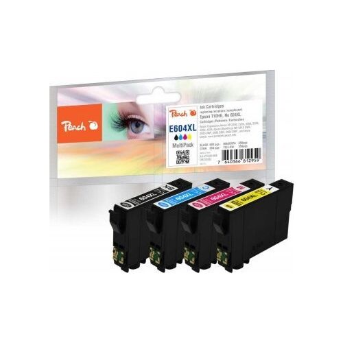 Peach PI200-988 tintapatron 3 db Original High (XL) teljesítmény Fekete, Cián, Lila, Sárga 132638015