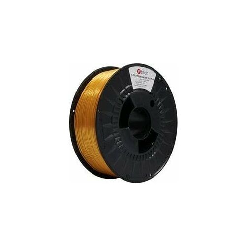 Filament C-Tech Silk PLA, Żółty Drogowy, 1,75mm, 1kg