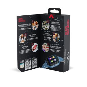Maxlife okosóra 4g mxkw-350 gps wifi kék 132638051 - Divat & Öltözködés
