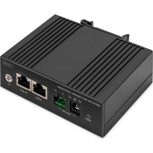DIGITUS POE Splitter industrial 802.3at/af DIN 60W 132638623 - Acces Point-uri