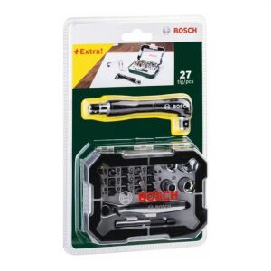 Bosch Bit/csőkulcs készlet, szögcsavar adapter, 26 db 132640254 - Csavarhúzó