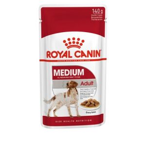 ROYAL CANIN SHN Medium Adult în sos - hrană umedă pentru câini adulți - 10x140 g 132640292 - Hrană umedă pentru câini