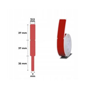 Niimbot Thermoetiketten RXL12.5*109-65 Rot 132641792 - Schreibwaren für das Büro