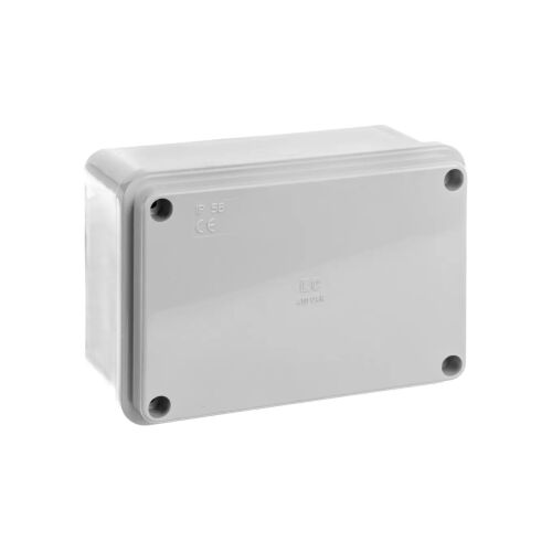 Elettrocanali Cutie netedă montată pe suprafață cu capac IP56 120 x 80 x 50mm gri (EC410C4R) 132644643