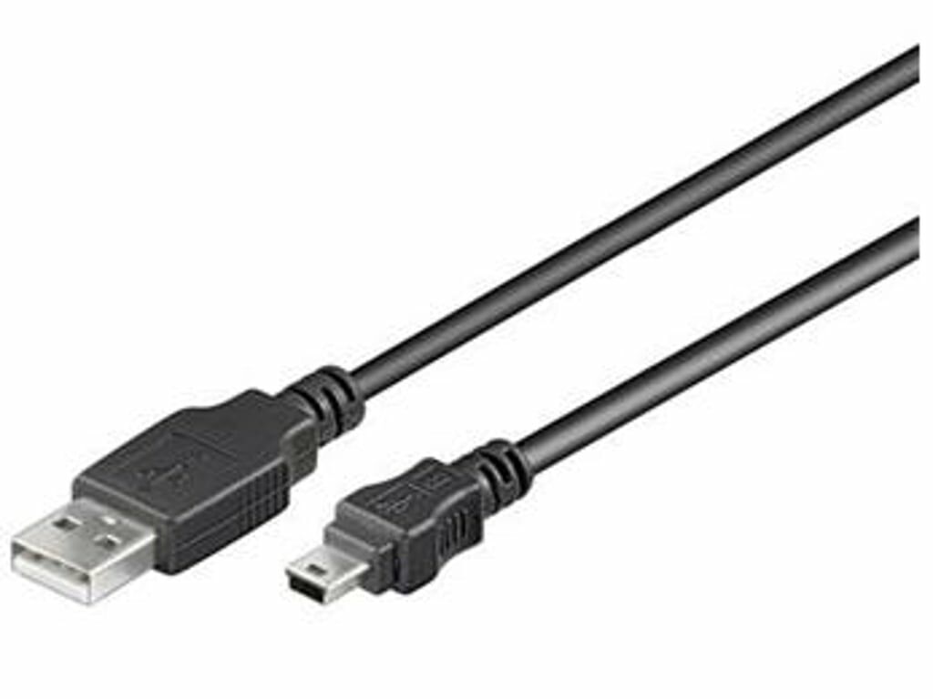 Cablu USB PremiumCablu USB-A - miniUSB 2 m Negru (ku2m2a)