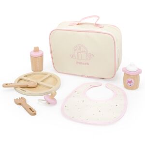 VIGA PolarB Fából készült etetőkészlet babazsák - palackkal és vállpánttal