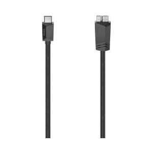 Kabel USB Hama USB-C - micro-B 0.75 m Czarny (002006550000) 132649217 - Kabel USB
