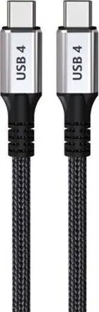 Kabel USB TB Print Thunderbolt - Thunderbolt 2 m Czarno-srebrny (AKTBXIACCTB200B)