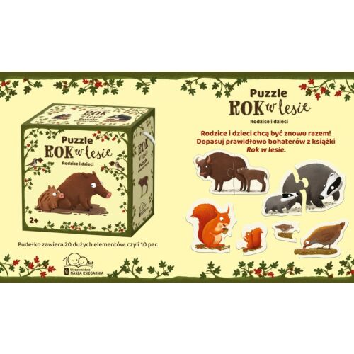 Puzzle év az erdőben. Szülők és gyermekek. Könyvesboltunk 132655486