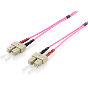 Equip Patchcord światłowodowy SC - SC Multimode Duplex OM4, 1m (255521) 132655983 - Kabel