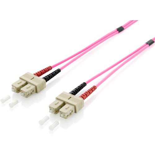 Equip Patchcord światłowodowy SC - SC Multimode Duplex OM4, 1m (255521) 132655983