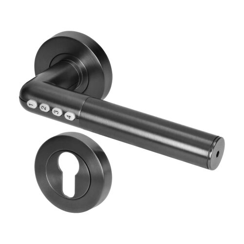 Klamka z zamkiem szyfrowym IP44 , otwieranie na PIN i Bluetooth 132656366
