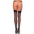 721000B SHEER BACK SEAM STOCKING O/S BLK 132656706