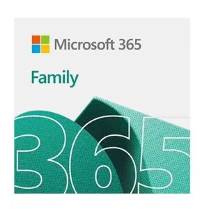 Microsoft ESD Microsoft 365 Family 1Y 6U Win/Mac 32/64bit AllLNG DWNLD Zona Euro 6GQ-00092 132657557 - Software de birou