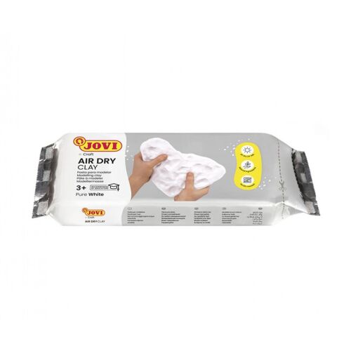 JOVI Száradó Gyurma 500g - Fehér Modellező Gyurma Gyerekeknek és Felnőtteknek